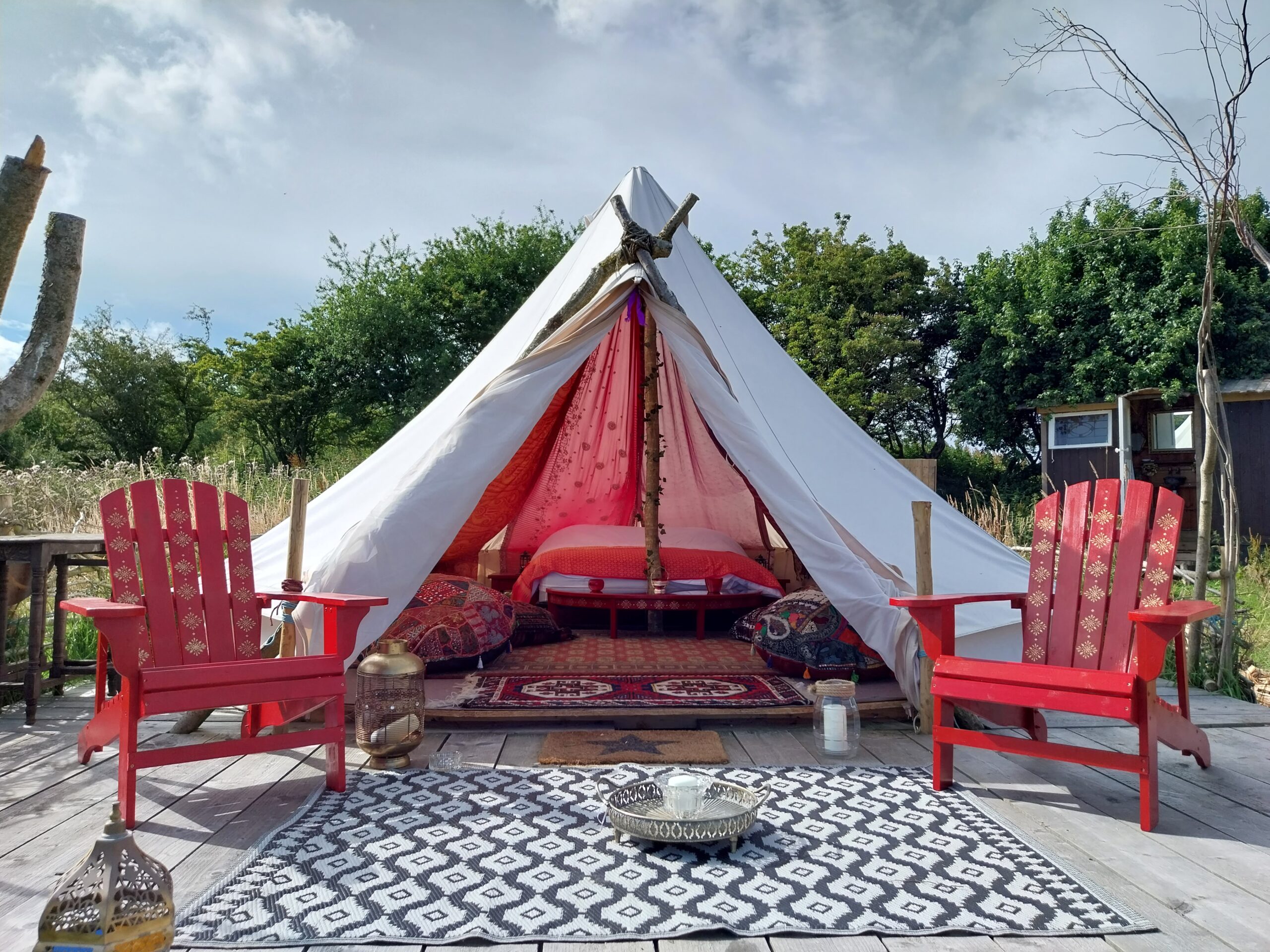 The Outpost glamping site